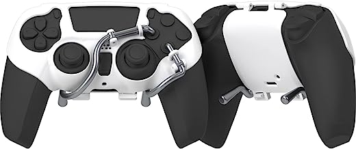 EXknight Leverback Paddles PS5, Botões Traseiros Pás de Jogos para